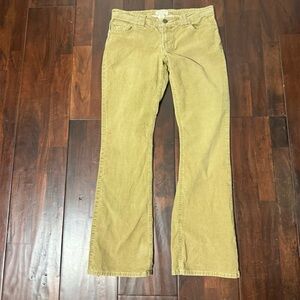Vintage American Eagle Corduroy Pants Women’s Size 8 Reg Stretch Bootcut Tan Y2K